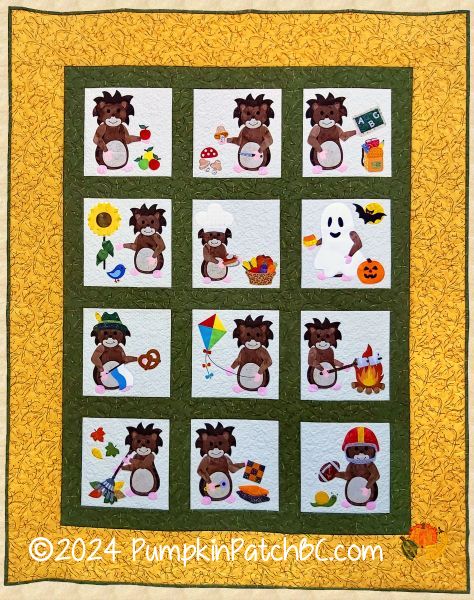 HedgeHUGS – The Complete Pattern - Pumpkin Patch